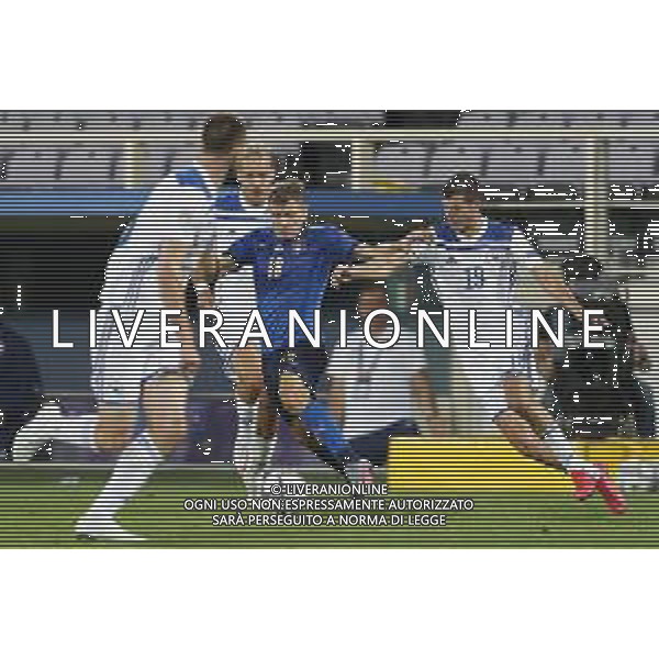 FIRENZE - UEFA Nations League gruppo A ITALIA - BOSNIA ERZEGOVINA 04/09/2020 nella foto: Barella Nicolo’(Italia) ©Claudio Zamagni/Agenzi Aldo Liverani s.a.s. Barella Nicolo’(Italia) during UEFA Nations League - group A between Italy and Bosnia ERZEGOVINA at Artemio Franchi Stadium on September 04 2020 in Florence photo credit by Claudio Zamagni/Aldo Liverani Photo Agency/ AGENZIA ALDO LIVERANI SAS