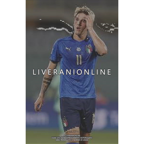 FIRENZE - UEFA Nations League gruppo A ITALIA - BOSNIA ERZEGOVINA 04/09/2020 nella foto: Zaniolo Nicolo’(Italia) ©Claudio Zamagni/Agenzi Aldo Liverani s.a.s. Zaniolo Nicolo’(Italia) during UEFA Nations League - group A between Italy and Bosnia ERZEGOVINA at Artemio Franchi Stadium on September 04 2020 in Florence photo credit by Claudio Zamagni/Aldo Liverani Photo Agency/ AGENZIA ALDO LIVERANI SAS
