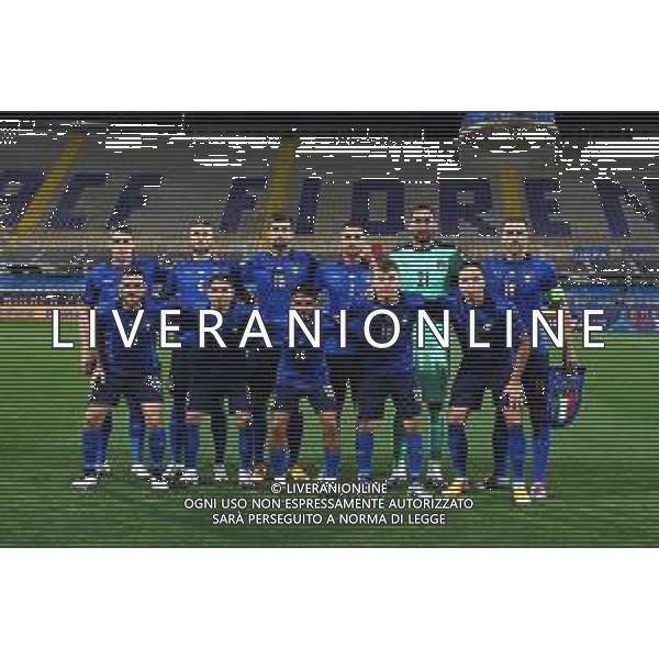 FIRENZE - UEFA Nations League gruppo A ITALIA - BOSNIA ERZEGOVINA 04/09/2020 nella foto: formazione dell\'italia ©Claudio Zamagni/Agenzi Aldo Liverani s.a.s. during UEFA Nations League - group A between Italy and Bosnia ERZEGOVINA at Artemio Franchi Stadium on September 04 2020 in Florence photo credit by Claudio Zamagni/Aldo Liverani Photo Agency/ AGENZIA ALDO LIVERANI SAS