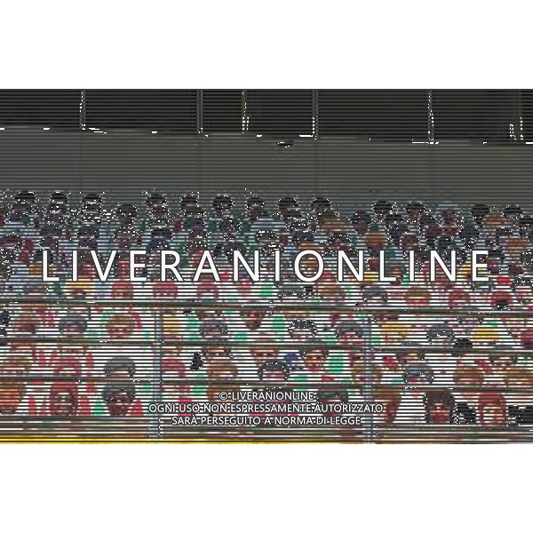 Circuit atmosphere - \'Virtual\' Fans cutouts in the grandstand. 05.09.2020. Formula 1 World Championship, Rd 8, Italian Grand Prix, Monza, Italy, Qualifying Day. - www.xpbimages.com, EMail: requests@xpbimages.com © Copyright: Batchelor / XPB Images/ AGENZIA ALDO LIVERANI SAS - ITALY ONLY EDITORIAL USE ONLY