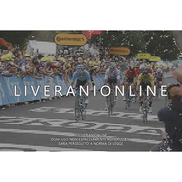 05-09-2020 Tour De France; Tappa 08 Cazeres Sur Garonne - Loudenvielle; 2020, Astana; 2020, Mitchelton - Scott; 2020, Team Ineos Grenadier; Lopez Moreno, Miguel Angel; Yates, Adam; Bernal Gomez, Arley; Loudenvielle; © SIROTTI / AGENZIA ALDO LIVERANI SAS