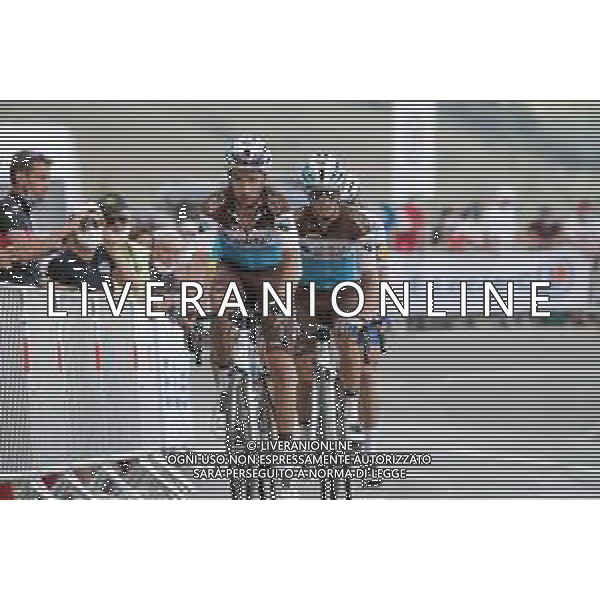 05-09-2020 Tour De France; Tappa 08 Cazeres Sur Garonne - Loudenvielle; 2020, Ag2r La Mondiale; Cherel, Mikael; Vuillermoz, Alexis; Col De Peyresourde; © SIROTTI / AGENZIA ALDO LIVERANI SAS