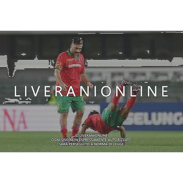 Partita del Cuore 2020 - Altro, 03 settembre 2020 Verona, Italia Nella foto: Moreno ai piedi di Amedeo @LM/Alessio Tarpini/ AGENZIA ALDO LIVERANI SAS