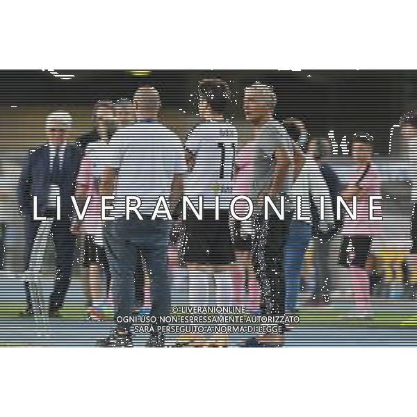 Partita del Cuore 2020 - Altro, 03 settembre 2020 Verona, Italia Nella foto: Massimo Giletti e Riki @LM/Alessio Tarpini/ AGENZIA ALDO LIVERANI SAS