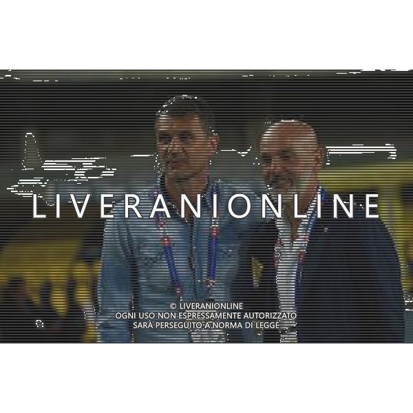 Partita del Cuore 2020 - Altro, 03 settembre 2020 Verona, Italia Nella foto: Paolo Maldini Stefano Pioli @LM/Giancarlo Dalla Riva/ AGENZIA ALDO LIVERANI SAS