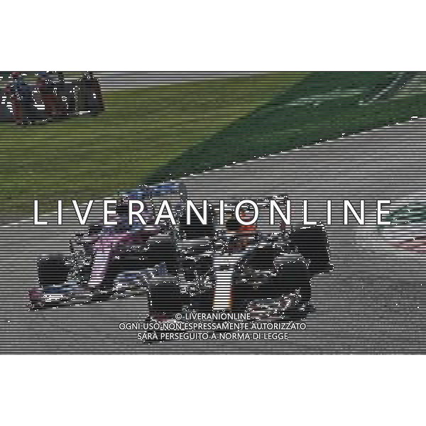 Max Verstappen (NLD) Red Bull Racing RB16 and Lance Stroll (CDN) Racing Point F1 Team RP20 battle for position. 06.09.2020. Formula 1 World Championship, Rd 8, Italian Grand Prix, Monza, Italy, Race Day. - www.xpbimages.com, EMail: requests@xpbimages.com © Copyright: Batchelor / XPB Images/ AGENZIA ALDO LIVERANI SAS - ITALY ONLY EDITORIAL USE ONLY