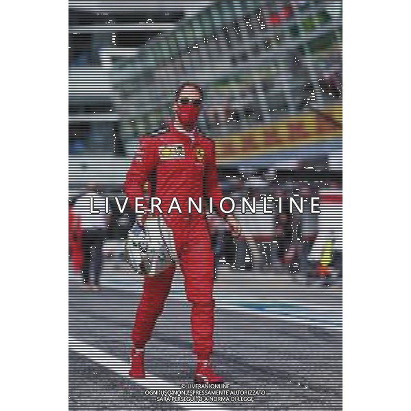 Sebastian Vettel (GER) Ferrari on the grid. 06.09.2020. Formula 1 World Championship, Rd 8, Italian Grand Prix, Monza, Italy, Race Day. - www.xpbimages.com, EMail: requests@xpbimages.com © Copyright: Moy / XPB Images/ AGENZIA ALDO LIVERANI SAS - ITALY ONLY EDITORIAL USE ONLY