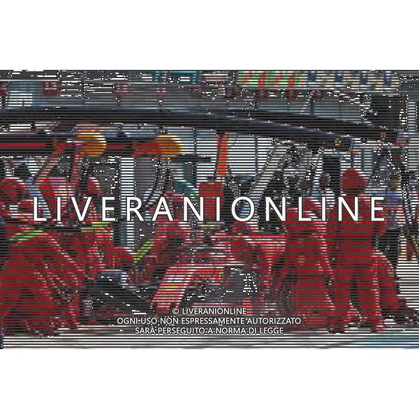 Charles Leclerc (MON) Ferrari SF1000 makes a pit stop. 06.09.2020. Formula 1 World Championship, Rd 8, Italian Grand Prix, Monza, Italy, Race Day. - www.xpbimages.com, EMail: requests@xpbimages.com © Copyright: Moy / XPB Images/ AGENZIA ALDO LIVERANI SAS - ITALY ONLY EDITORIAL USE ONLY