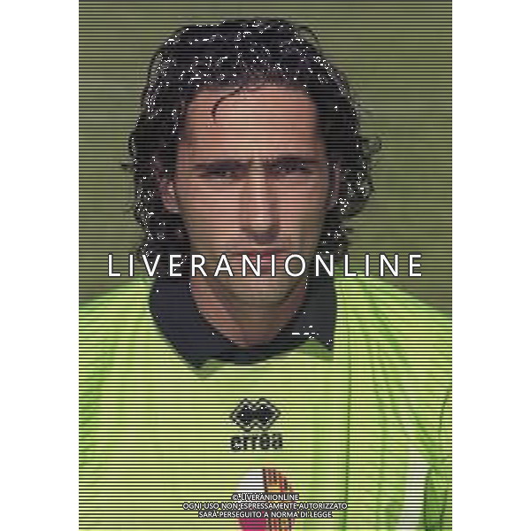 1999 PRIMI PIANI ROSA CALCIATORI LUCCHESE CALCIO NELLA FOTO LORENZO SQUIZZI AG ALDO LIVERANI SAS