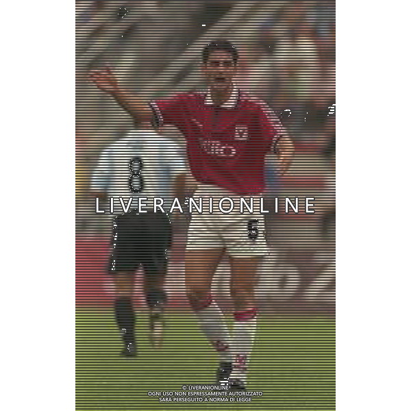 29-08-1999 TREVISO CAMPIONATO DI CALCIO SERIE B TREVISO L.R VICENZA 0-1 NELLA FOTO GIACOMO DICARA AG ALDO LIVERANI SAS