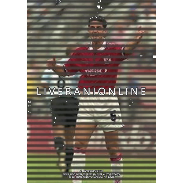 29-08-1999 TREVISO CAMPIONATO DI CALCIO SERIE B TREVISO L.R VICENZA 0-1 NELLA FOTO GIACOMO DICARA AG ALDO LIVERANI SAS