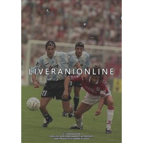 29-08-1999 TREVISO CAMPIONATO DI CALCIO SERIE B TREVISO L.R VICENZA 0-1 NELLA FOTO GIAMMARCO FREZZA AG ALDO LIVERANI SAS