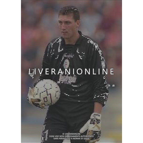 29-08-1999 TREVISO CAMPIONATO DI CALCIO SERIE B TREVISO L.R VICENZA 0-1 NELLA FOTO GABRIELE ALDEGANI AG ALDO LIVERANI SAS