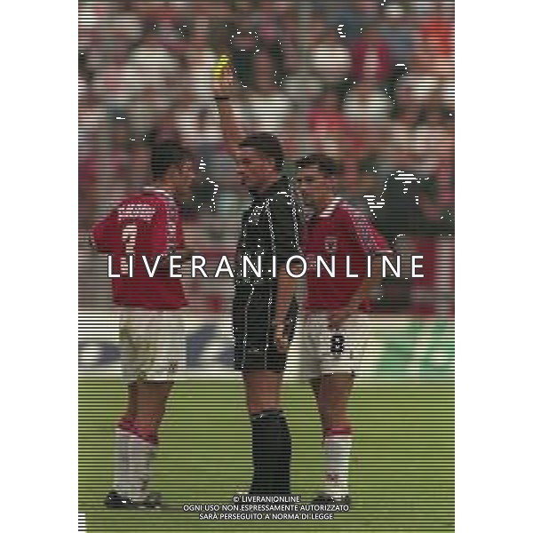 29-08-1999 TREVISO CAMPIONATO DI CALCIO SERIE B TREVISO L.R VICENZA 0-1 NELLA FOTO RBITRO MASSIMO DE SANTIS AG ALDO LIVERANI SAS