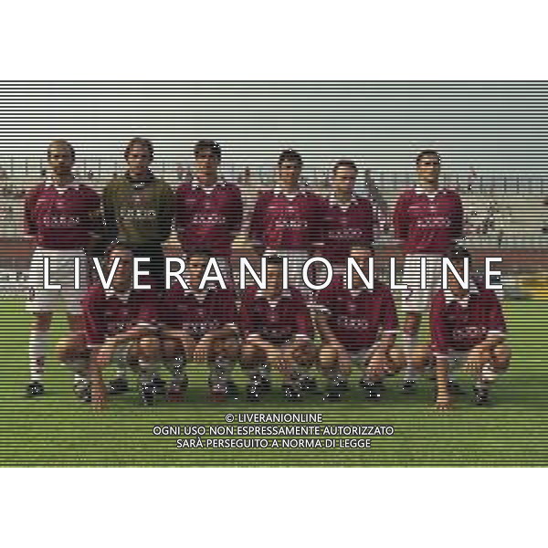 25-08-1999 COMO- COPPA ITALIA COMO - SALERNITANA 3-3 NELLA FOTO FORMAZIONE SALERNITANA 1999-2000 AG ALDO LIVERANI SAS