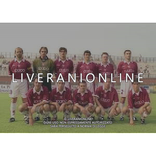 25-08-1999 COMO- COPPA ITALIA COMO - SALERNITANA 3-3 NELLA FOTO FORMAZIONE SALERNITANA 1999-2000 AG ALDO LIVERANI SAS