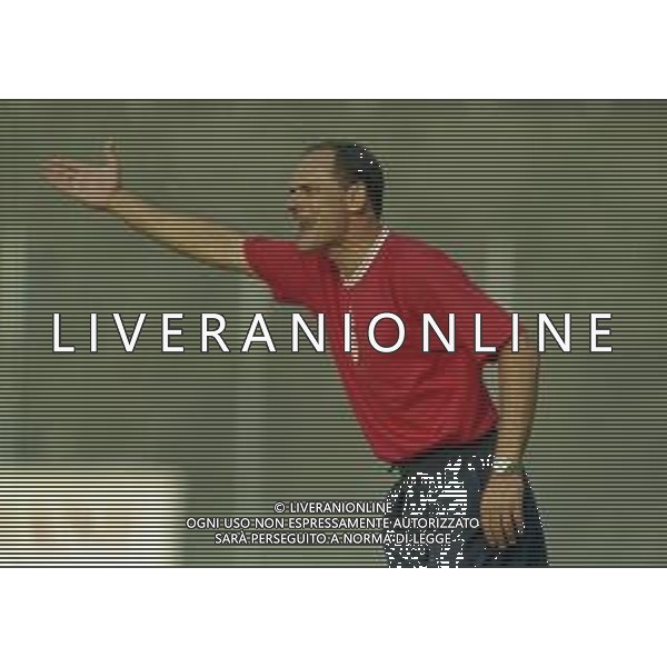 25-08-1999 COMO- COPPA ITALIA COMO - SALERNITANA 3-3 NELLA FOTO WALTER DE VECCHI ALLENATORE COMO CALCIO AG ALDO LIVERANI SAS