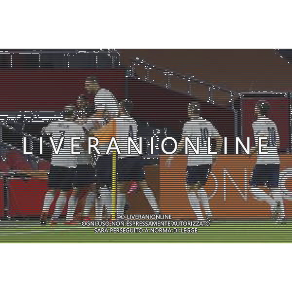 AMSTERDAM - UEFA Nations League gruppo A - OLANDA paesi Bassi vs ITALIA 07/09/2020 - nella foto: esultanza italia dopo il goal di Barella Nicolo’(Italia) ©Claudio Zamagni/Agenzi Aldo Liverani s.a.s. during UEFA Nations League - group A between Netherlands and Italy at Amsterdam Arena on September 07 2020 in Amsterdam photo credit by Claudio Zamagni/Aldo Liverani Photo Agency