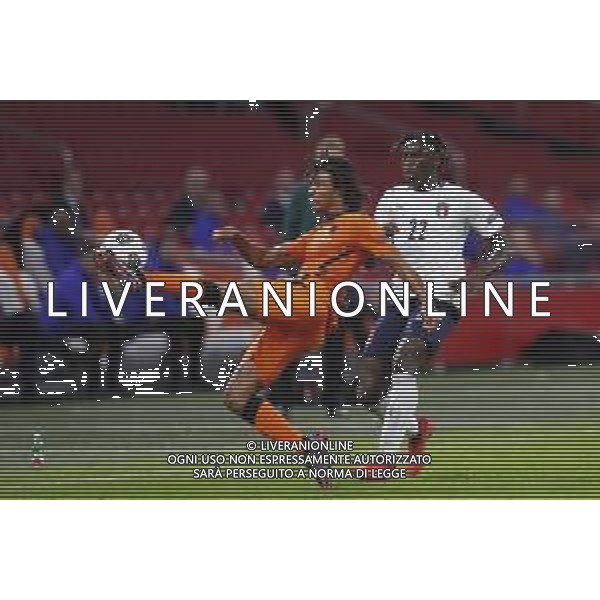 AMSTERDAM - UEFA Nations League gruppo A - OLANDA paesi Bassi vs ITALIA 07/09/2020 - nella foto: Nathan Ake\'(Olanda - Paesi Bassi - Nederland) Kean Moise(Italia) ©Claudio Zamagni/Agenzi Aldo Liverani s.a.s. during UEFA Nations League - group A between Netherlands and Italy at Amsterdam Arena on September 07 2020 in Amsterdam photo credit by Claudio Zamagni/Aldo Liverani Photo Agency/ AGENZIA ALDO LIVERANI SAS