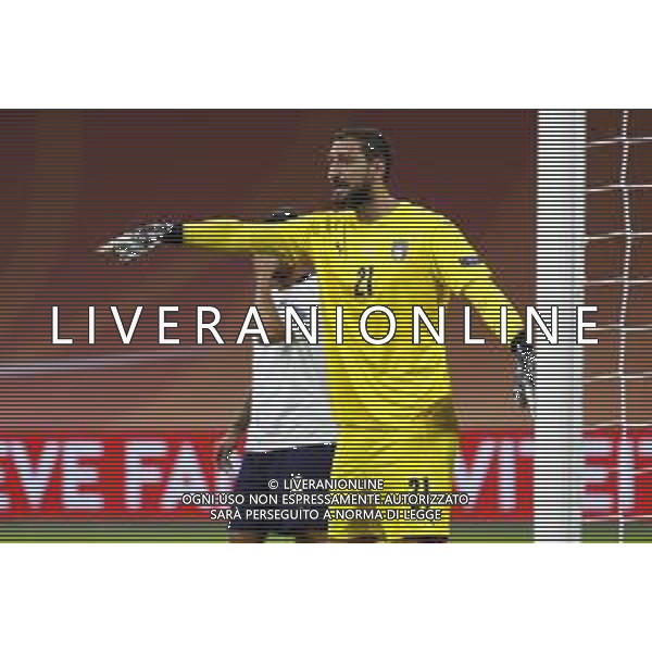 AMSTERDAM - UEFA Nations League gruppo A - OLANDA paesi Bassi vs ITALIA 07/09/2020 - nella foto: Donnarumma Gianluigi(Italia) ©Claudio Zamagni/Agenzi Aldo Liverani s.a.s. Donnarumma Gianluigi(Italia) during UEFA Nations League - group A between Netherlands and Italy at Amsterdam Arena on September 07 2020 in Amsterdam photo credit by Claudio Zamagni/Aldo Liverani Photo Agency