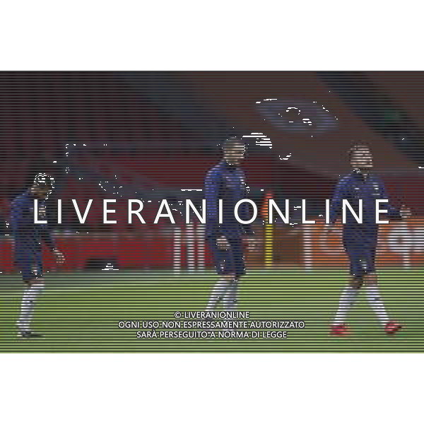 AMSTERDAM - UEFA Nations League gruppo A - OLANDA paesi Bassi vs ITALIA 07/09/2020 - nella foto: Immobile Ciro(Italia) Bonucci Leonardo(Italia) Insigne Lorenzo(Italia) ©Claudio Zamagni/Agenzi Aldo Liverani s.a.s. during UEFA Nations League - group A between Netherlands and Italy at Amsterdam Arena on September 07 2020 in Amsterdam photo credit by Claudio Zamagni/Aldo Liverani Photo Agency