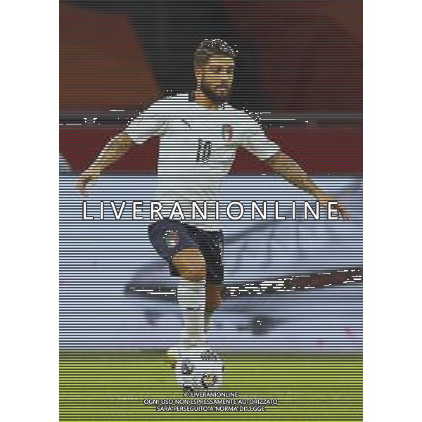 AMSTERDAM - UEFA Nations League gruppo A - OLANDA paesi Bassi vs ITALIA 07/09/2020 - nella foto: Insigne Lorenzo(Italia) ©Claudio Zamagni/Agenzi Aldo Liverani s.a.s. Insigne Lorenzo(Italia)during UEFA Nations League - group A between Netherlands and Italy at Amsterdam Arena on September 07 2020 in Amsterdam photo credit by Claudio Zamagni/Aldo Liverani Photo Agency
