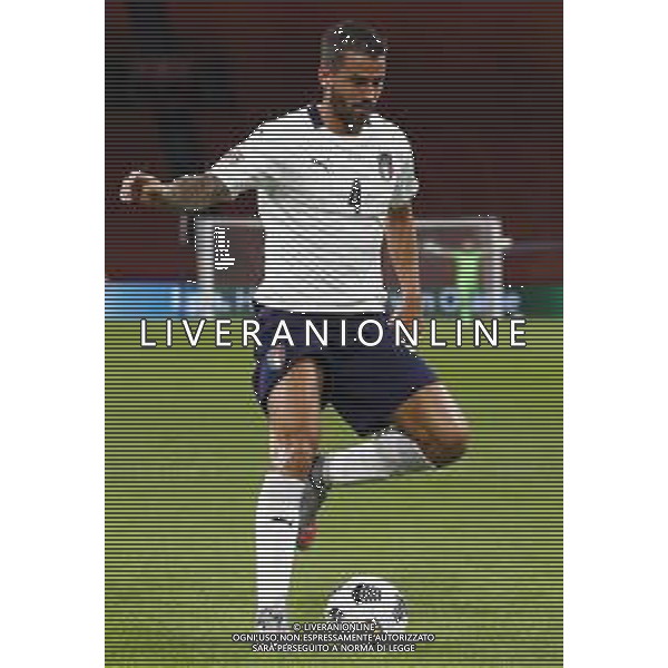 AMSTERDAM - UEFA Nations League gruppo A - OLANDA paesi Bassi vs ITALIA 07/09/2020 - nella foto: Spinazzola Leonardo(Italia) ©Claudio Zamagni/Agenzi Aldo Liverani s.a.s. Spinazzola Leonardo(Italia) during UEFA Nations League - group A between Netherlands and Italy at Amsterdam Arena on September 07 2020 in Amsterdam photo credit by Claudio Zamagni/Aldo Liverani Photo Agency