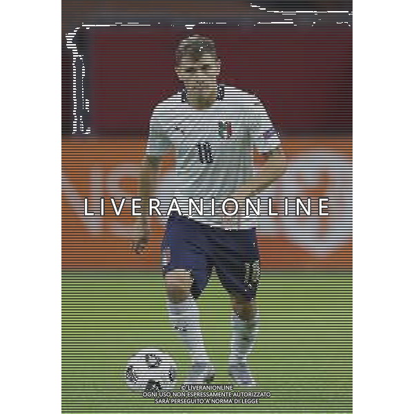AMSTERDAM - UEFA Nations League gruppo A - OLANDA paesi Bassi vs ITALIA 07/09/2020 - nella foto: Barella Nicolo’(Italia) ©Claudio Zamagni/Agenzi Aldo Liverani s.a.s. Barella Nicolo’(Italia) during UEFA Nations League - group A between Netherlands and Italy at Amsterdam Arena on September 07 2020 in Amsterdam photo credit by Claudio Zamagni/Aldo Liverani Photo Agency