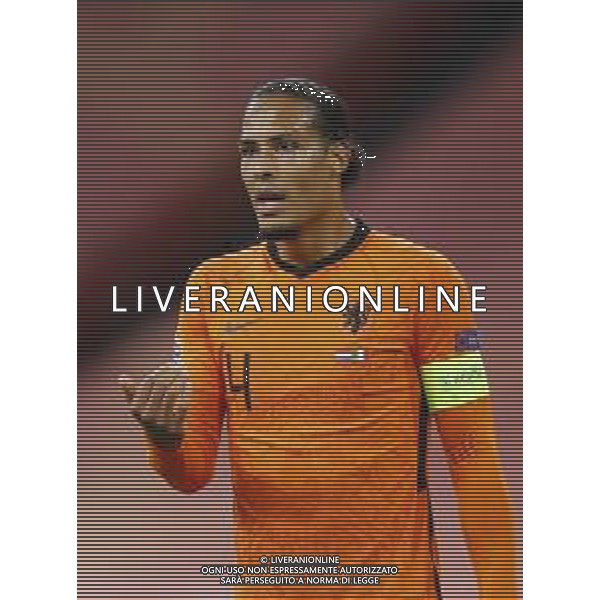 AMSTERDAM - UEFA Nations League gruppo A - OLANDA paesi Bassi vs ITALIA 07/09/2020 - nella foto: Virgil van Dijk(Olanda - Paesi Bassi - Netherlands) ©Claudio Zamagni/Agenzi Aldo Liverani s.a.s. Virgil van Dijk(Olanda - Paesi Bassi - Netherlands) during UEFA Nations League - group A between Netherlands and Italy at Amsterdam Arena on September 07 2020 in Amsterdam photo credit by Claudio Zamagni/Aldo Liverani Photo Agency