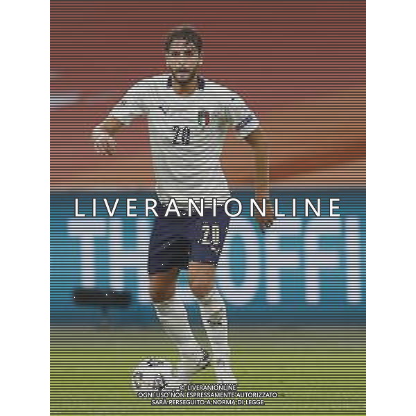 AMSTERDAM - UEFA Nations League gruppo A - OLANDA paesi Bassi vs ITALIA 07/09/2020 - nella foto: Locatelli Manuel(Italia) ©Claudio Zamagni/Agenzi Aldo Liverani s.a.s. Locatelli Manuel(Italia) during UEFA Nations League - group A between Netherlands and Italy at Amsterdam Arena on September 07 2020 in Amsterdam photo credit by Claudio Zamagni/Aldo Liverani Photo Agency