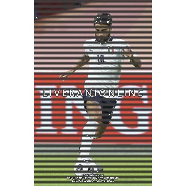 AMSTERDAM - UEFA Nations League gruppo A - OLANDA paesi Bassi vs ITALIA 07/09/2020 - nella foto: Insigne Lorenzo(Italia) ©Claudio Zamagni/Agenzi Aldo Liverani s.a.s. Insigne Lorenzo(Italia) during UEFA Nations League - group A between Netherlands and Italy at Amsterdam Arena on September 07 2020 in Amsterdam photo credit by Claudio Zamagni/Aldo Liverani Photo Agency