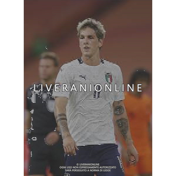 AMSTERDAM - UEFA Nations League gruppo A - OLANDA paesi Bassi vs ITALIA 07/09/2020 - nella foto: Zaniolo Nicolo’(Italia) ©Claudio Zamagni/Agenzi Aldo Liverani s.a.s. Zaniolo Nicolo’(Italia) during UEFA Nations League - group A between Netherlands and Italy at Amsterdam Arena on September 07 2020 in Amsterdam photo credit by Claudio Zamagni/Aldo Liverani Photo Agency