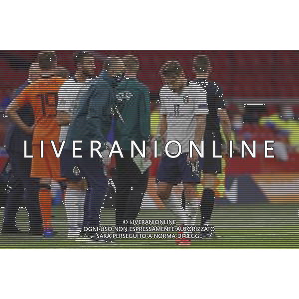 AMSTERDAM - UEFA Nations League gruppo A - OLANDA paesi Bassi vs ITALIA 07/09/2020 - nella foto: Immobile Ciro(Italia) ©Claudio Zamagni/Agenzi Aldo Liverani s.a.s. Immobile Ciro(Italia) during UEFA Nations League - group A between Netherlands and Italy at Amsterdam Arena on September 07 2020 in Amsterdam photo credit by Claudio Zamagni/Aldo Liverani Photo Agency