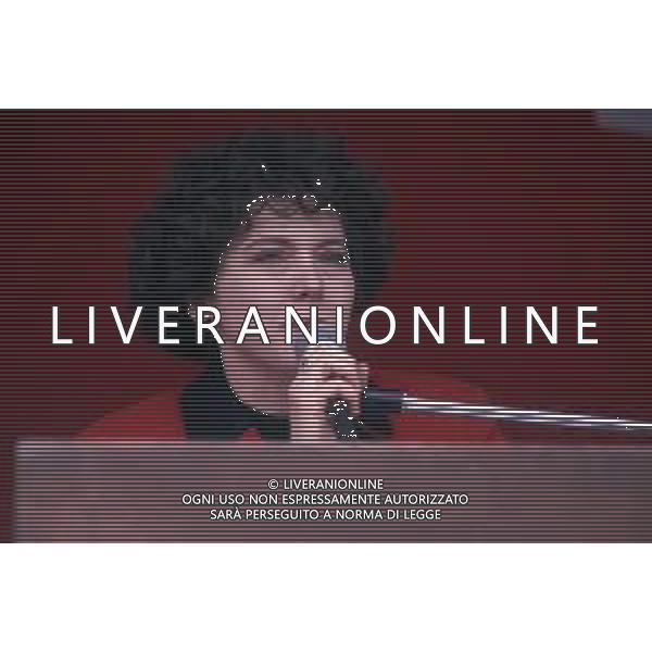 RETROSPETTIVA IRENE PIVETTI GIORNALISTA CONDUTTRICE TELEVISIVA E POLITICA NELLA FOTO IRENE PIVETTI AG ALDO LIVERANI SAS