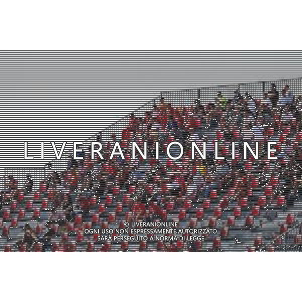 Fans in the grandstand. 11.09.2020. Formula 1 World Championship, Rd 9, Tuscan Grand Prix, Mugello, Italy, Practice Day. - www.xpbimages.com, EMail: requests@xpbimages.com © Copyright: Batchelor / XPB Images/ AGENZIA ALDO LIVERANI SAS - ITALY ONLY EDITORIAL USE ONLY