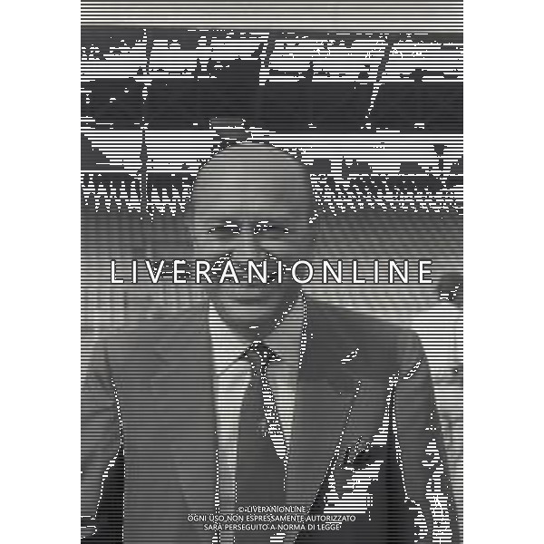 RETROSPETTIVA PAOLO MANTOVANI PRESIDENTE SAMPDORIA CALCIO NELLA FOTO PAOLO MANTOVANI PRESIDENTE DELLA SAMPDORIA CALCIO NELL\'ANNO 1986-1987 AG ALDO LIVERANI SAS