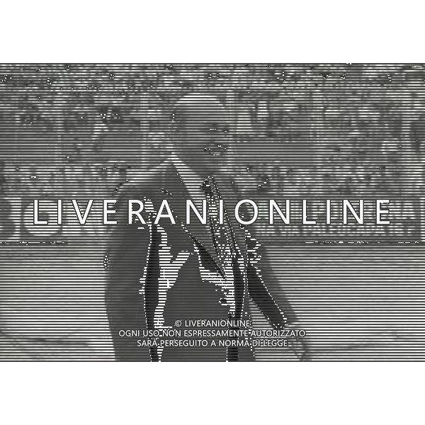 RETROSPETTIVA PAOLO MANTOVANI PRESIDENTE SAMPDORIA CALCIO NELLA FOTO PAOLO MANTOVANI PRESIDENTE DELLA SAMPDORIA CALCIO NELL\'ANNO 1986-1987 AG ALDO LIVERANI SAS