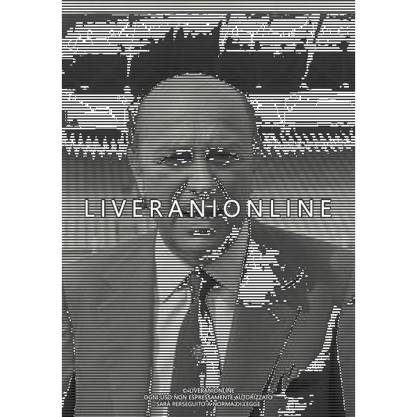 RETROSPETTIVA PAOLO MANTOVANI PRESIDENTE SAMPDORIA CALCIO NELLA FOTO PAOLO MANTOVANI PRESIDENTE DELLA SAMPDORIA CALCIO NELL\'ANNO 1986-1987 AG ALDO LIVERANI SAS
