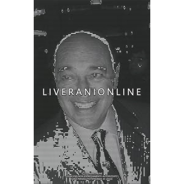 RETROSPETTIVA PAOLO MANTOVANI PRESIDENTE SAMPDORIA CALCIO NELLA FOTO PAOLO MANTOVANI PRESIDENTE DELLA SAMPDORIA CALCIO NELL\'ANNO 1986 AG ALDO LIVERANI SAS
