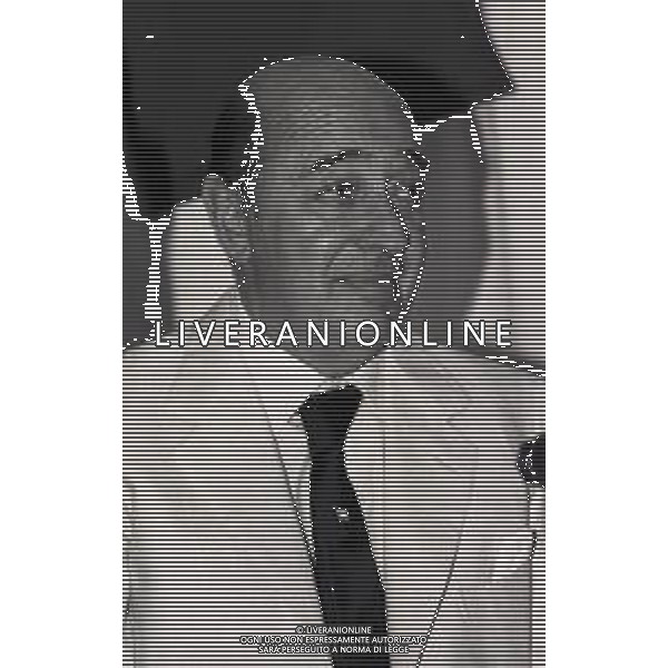 RETROSPETTIVA PAOLO MANTOVANI PRESIDENTE SAMPDORIA CALCIO NELLA FOTO PAOLO MANTOVANI PRESIDENTE DELLA SAMPDORIA CALCIO NELL\'ANNO 1988  AG ALDO LIVERANI SAS 