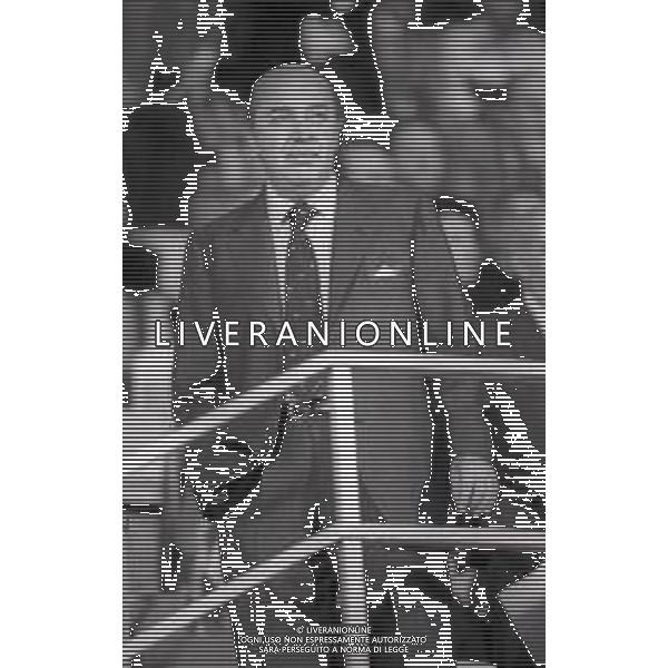 RETROSPETTIVA PAOLO MANTOVANI PRESIDENTE SAMPDORIA CALCIO NELLA FOTO PAOLO MANTOVANI PRESIDENTE DELLA SAMPDORIA CALCIO NELL\'ANNO 1988  AG ALDO LIVERANI SAS 