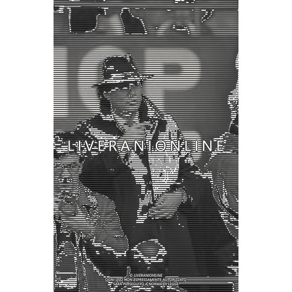 RETROSPETTIVA GIAMPIERO GALEAZZI GIORNALISTA NELLA FOTO GIAMPIERO GALEAZZI NELL\'ANNO 1989 AG ALDO LIVERANI SAS 