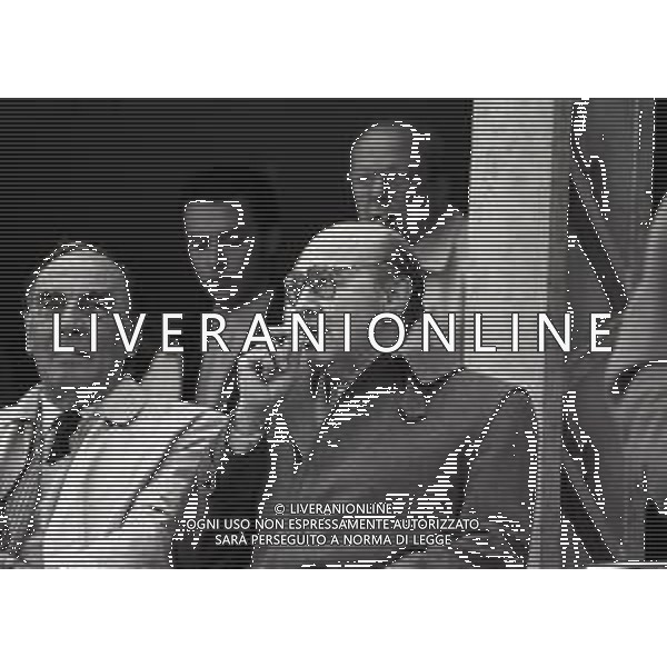 RETROSPETTIVA PAOLO MANTOVANI PRESIDENTE SAMPDORIA CALCIO NELLA FOTO PAOLO MANTOVANI PRESIDENTE DELLA SAMPDORIA CALCIO NELL\'ANNO 1989-1990  AG ALDO LIVERANI SAS  