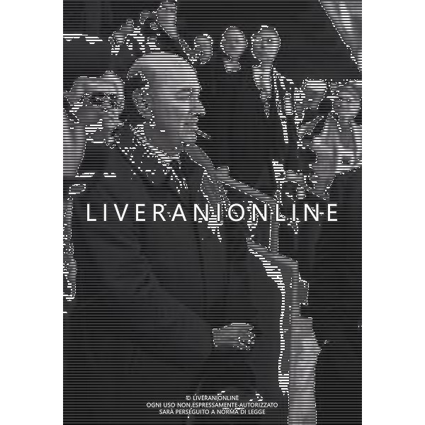RETROSPETTIVA PAOLO MANTOVANI PRESIDENTE SAMPDORIA CALCIO NELLA FOTO PAOLO MANTOVANI PRESIDENTE DELLA SAMPDORIA CALCIO NELL\'ANNO 1991-1992 AG ALDO LIVERANI SAS  