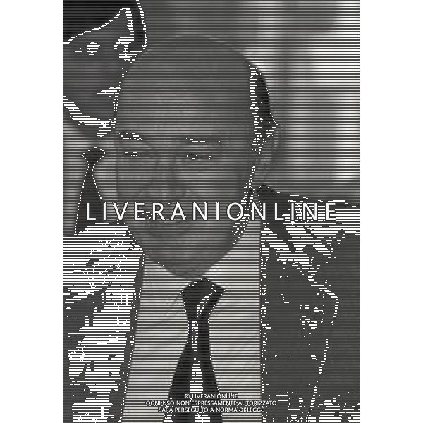 RETROSPETTIVA PAOLO MANTOVANI PRESIDENTE SAMPDORIA CALCIO NELLA FOTO PAOLO MANTOVANI PRESIDENTE DELLA SAMPDORIA CALCIO NELL\'ANNO 1995 AG ALDO LIVERANI SAS  