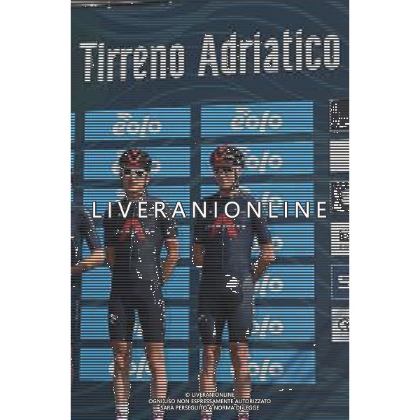 13-09-2020 Tirreno - Adriatico; Tappa 06 Pieve Torina - Loreto; 2020, Team Ineos Grenadier; Froome, Christopher; Geraint, Thomas; Pieve Torina; ©SIROTTI / AGENZIA ALDO LIVERANI SAS