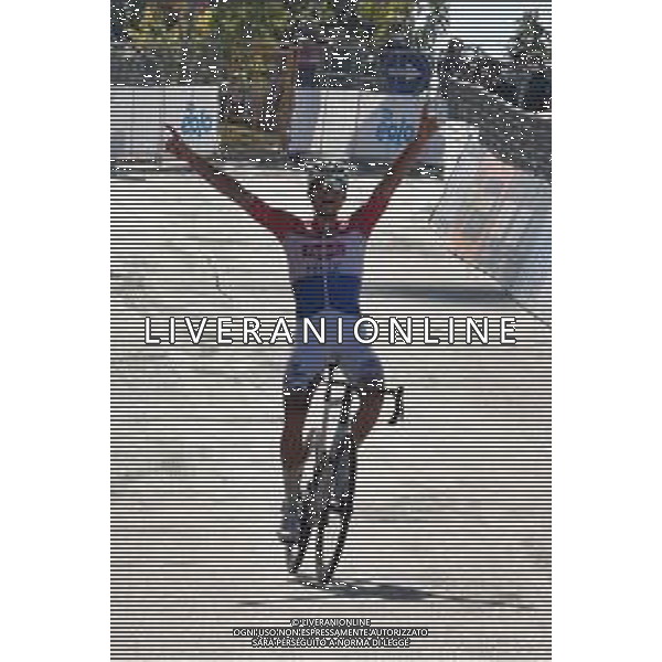 7^ Tappa Pieve Torina - Loreto - Cycling Tirreno Adriatico, 13 September 2020 loreto, Italy Photo showing: Mathieu van der Poel (Alpecin - Fenix) winner of the stage @LM/Roberto Bartomeoli/ AGENZIA ALDO LIVERANI SAS