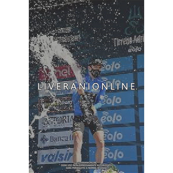 7^ Tappa Pieve Torina - Loreto - Cycling Tirreno Adriatico, 13 September 2020 loreto, Italy Photo showing: The Simon Yates jersey retains the head of the General Classification @LM/Roberto Bartomeoli/ AGENZIA ALDO LIVERANI SAS