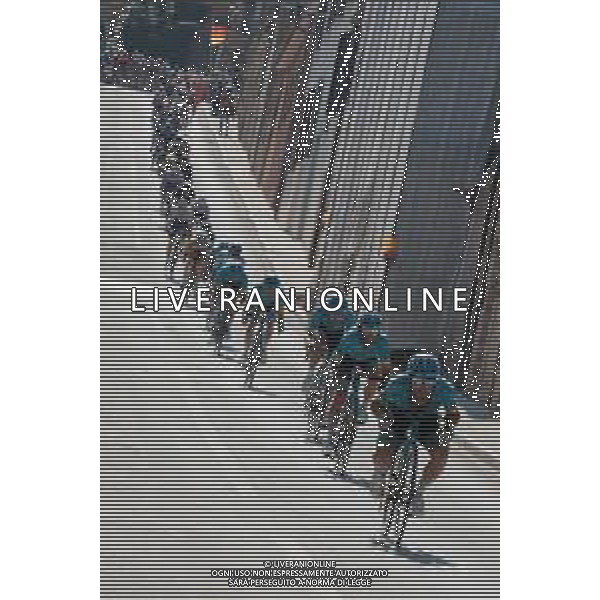 7^ Tappa Pieve Torina - Loreto - Cycling Tirreno Adriatico, 13 September 2020 loreto, Italy Photo showing: A moment of the race with Astana men in the lead @LM/Roberto Bartomeoli/ AGENZIA ALDO LIVERANI SAS