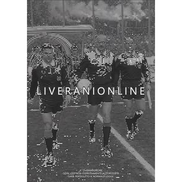27-01-1985 BERGAMO CAMPIONATO DI CALCIO SERIE A ATALANTA-JUVENTUS 1-1 NELLA FOTO ARBITRO PAOLO CASARIN AG ALDO LIVERANI SAS